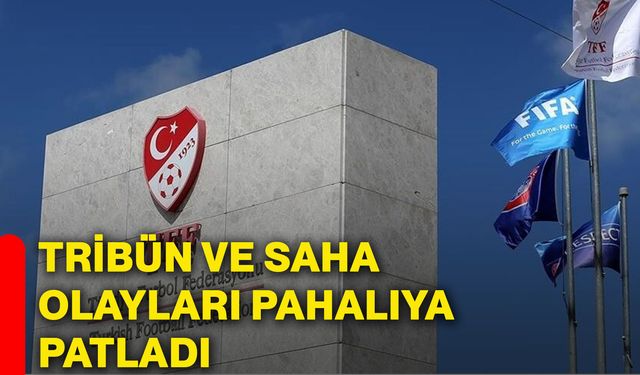 Tribün ve saha olayları pahalıya patladı