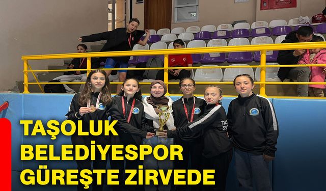 Taşoluk Belediyespor güreşte zirvede