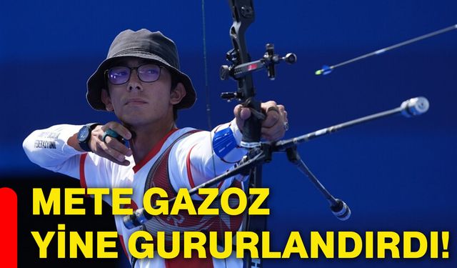 Mete Gazoz yine gururlandırdı!