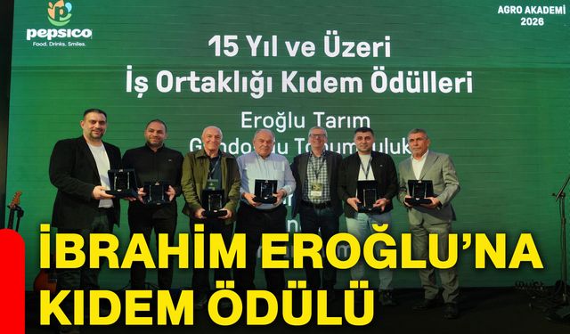 İbrahim Eroğlu’na kıdem ödülü