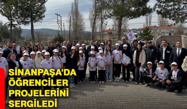 Sinanpaşa’da öğrenciler projelerini sergiledi
