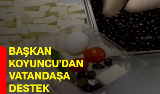 Başkan Koyuncu’dan vatandaşa destek