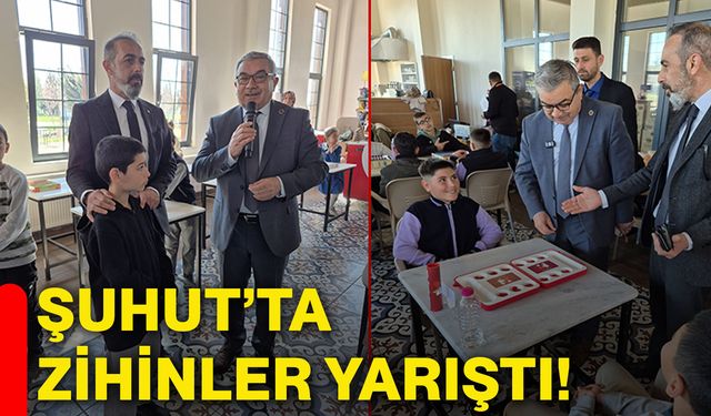 Şuhut’ta zihinler yarıştı!