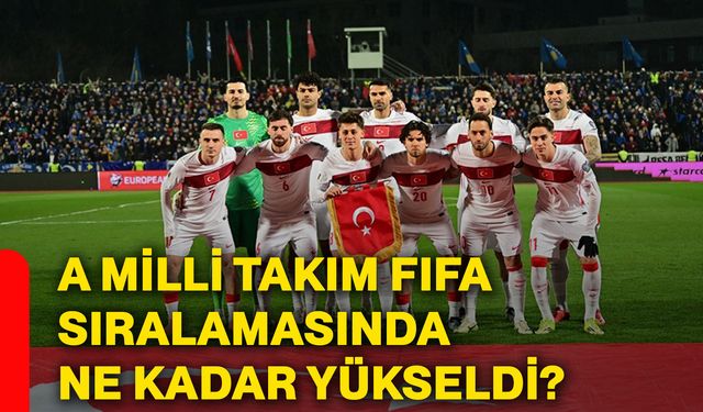 A Milli Takım FIFA sıralamasında ne kadar yükseldi?