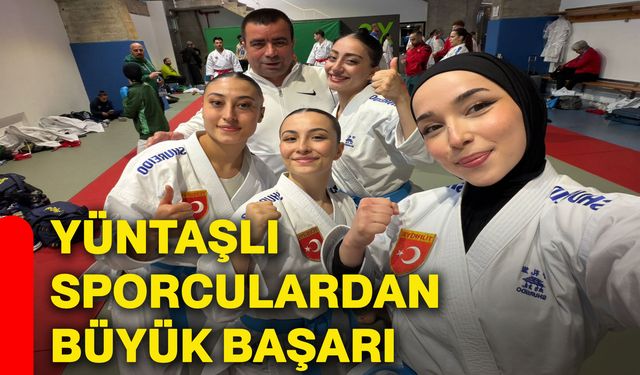 Yüntaşlı sporculardan büyük başarı