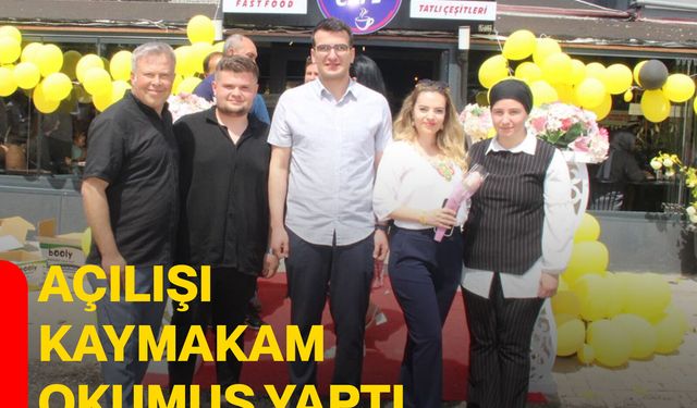 Açılışı Kaymakam Okumuş yaptı