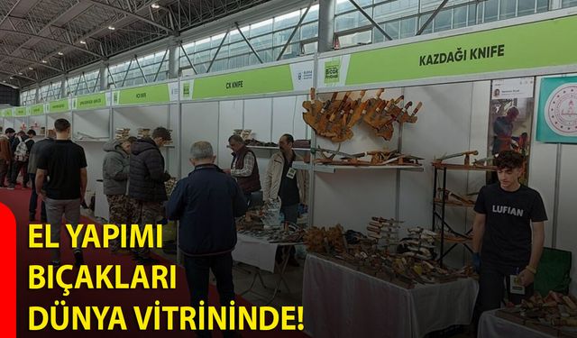 El Yapımı Bıçakları Dünya Vitrininde!