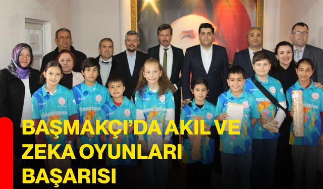Başmakçı’da akıl ve zeka oyunları başarısı