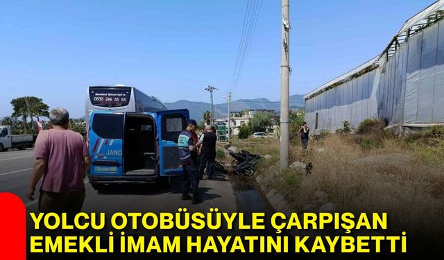 Yolcu Otobüsüyle Çarpışan Emekli İmam Hayatını Kaybetti