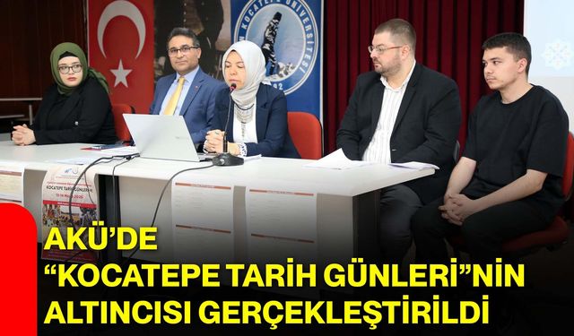 AKÜ’de “Kocatepe Tarih Günleri”nin Altıncısı Gerçekleştirildi