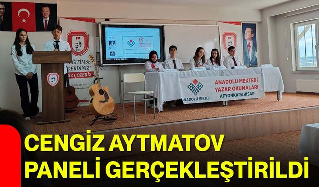 Cengiz Aytmatov paneli gerçekleştirildi