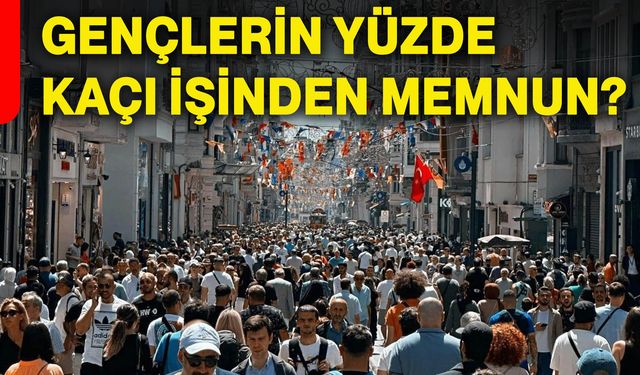 Gençlerin yüzde kaçı işinden memnun?