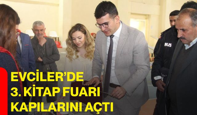 Evciler’de 3. Kitap Fuarı Kapılarını Açtı