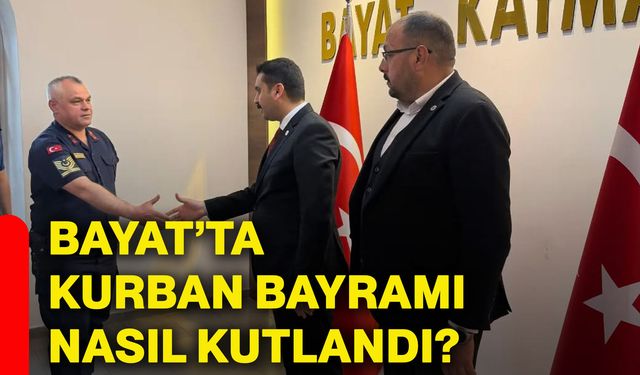 Bayat’ta Kurban Bayramı nasıl kutlandı?