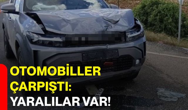 Otomobiller çarpıştı: Yaralılar var!