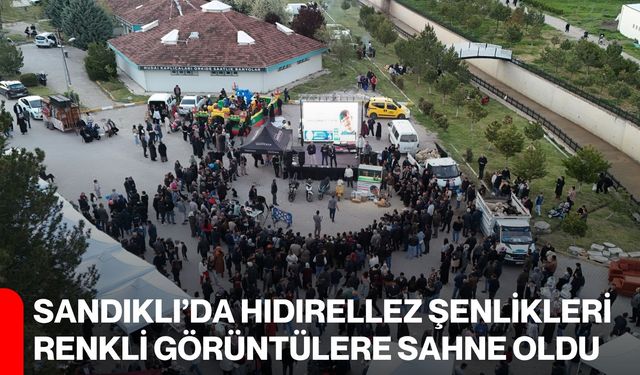 Sandıklı’da Hıdırellez Şenlikleri Renkli Görüntülere Sahne Oldu