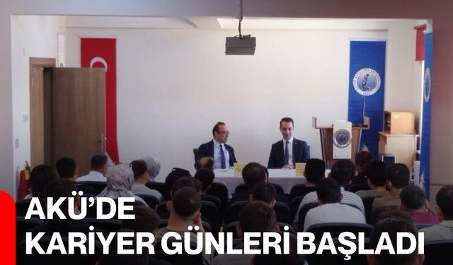 AKÜ’de Kariyer Günleri Başladı