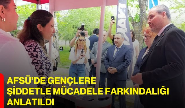 AFSÜ’de Gençlere Şiddetle Mücadele Farkındalığı Anlatıldı