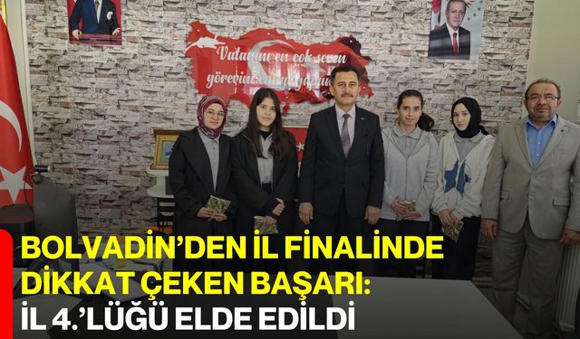 Bolvadin’den il finalinde dikkat çeken başarı:  İl 4.’lüğü elde edildi