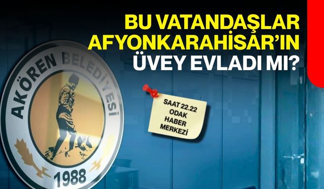 Bu Vatandaşlar Afyonkarahisar’ın Üvey Evladı Mı?
