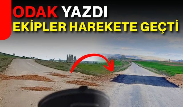 ODAK yazdı ekipler harekete geçti