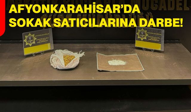 Afyonkarahisar’da Sokak satıcılarına darbe: 1 kişi tutuklandı