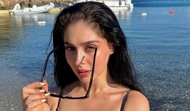 Cemre Baysel tatil pozlarıyla ilgi topladı