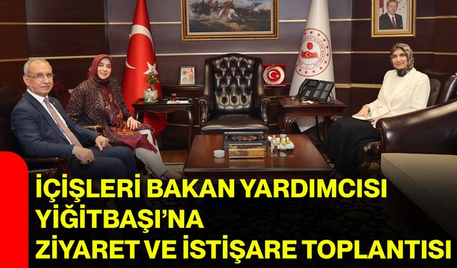 İçişleri Bakan Yardımcısı Yiğitbaşı’na ziyaret ve istişare toplantısı