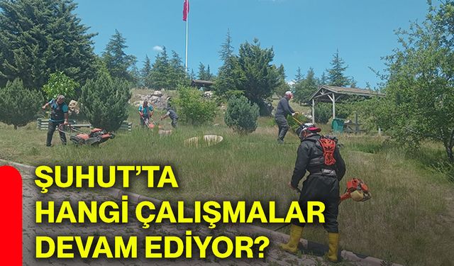 Şuhut’ta hangi çalışmalar devam ediyor?