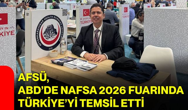 AFSÜ, ABD’de NAFSA 2026 Fuarında Türkiye’yi temsil etti