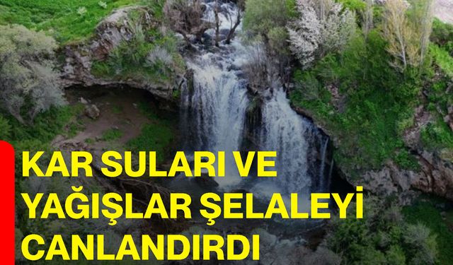 Kar Suları ve Yağışlar Şelaleyi Canlandırdı