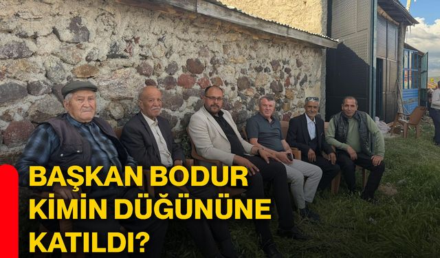 Başkan Bodur kimin düğününe katıldı?