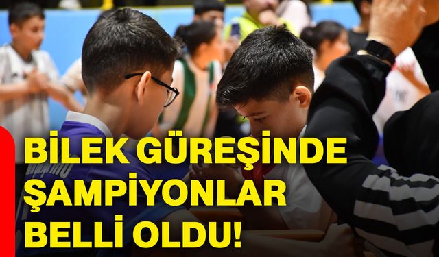 Bilek güreşinde şampiyonlar belli oldu