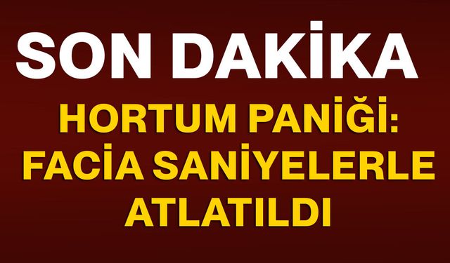 Hortum paniği: Facia saniyelerle atlatıldı