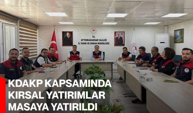 KDAKP kapsamında kırsal yatırımlar masaya yatırıldı