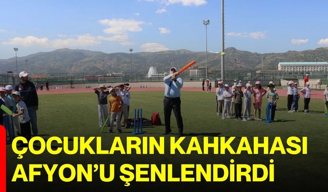 Çocukların kahkahası Afyon’u şenlendirdi
