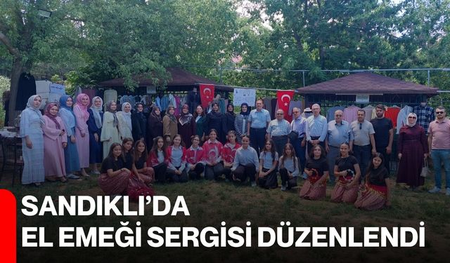 Sandıklı’da el emeği sergisi düzenlendi