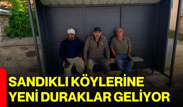 Sandıklı köylerine yeni duraklar geliyor