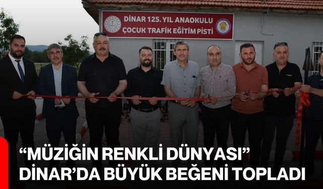 “Müziğin renkli dünyası” Dinar’da büyük beğeni topladı