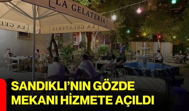 Sandıklı’nın Gözde Mekanı Hizmete Açıldı