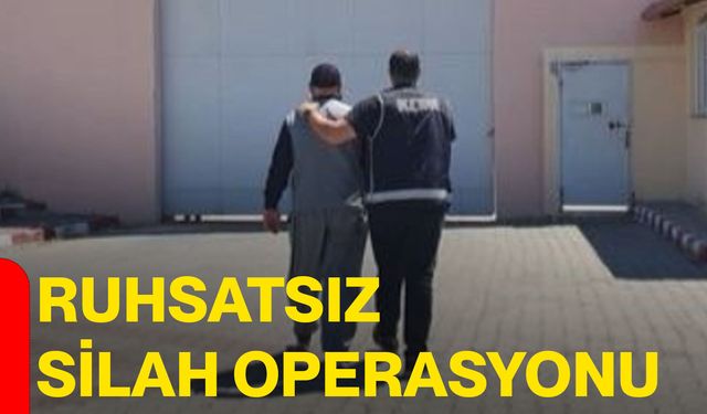 Ruhsatsız silah operasyonu