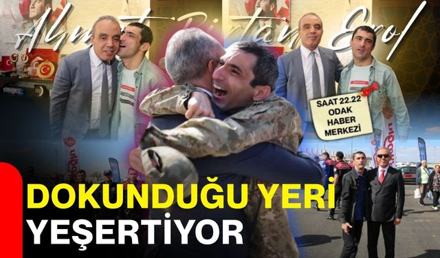 Dokunduğu yeri yeşertiyor