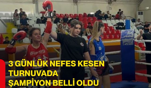 3 günlük nefes kesen turnuvada şampiyon belli oldu