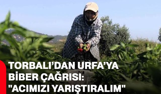 Torbalı’dan Urfa’ya biber çağrısı: "Acımızı yarıştıralım"