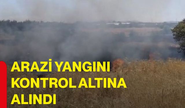 Arazi yangını kontrol altına alındı