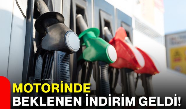 Motorinde beklenen indirim geldi!
