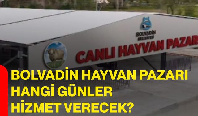 Bolvadin hayvan pazarı hangi günler hizmet verecek?