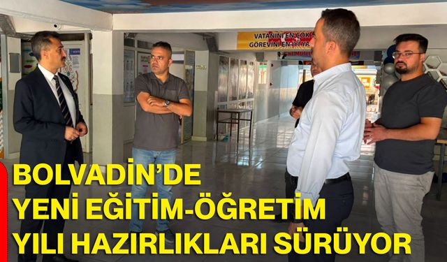 Bolvadin’de Yeni Eğitim-Öğretim yılı hazırlıkları sürüyor