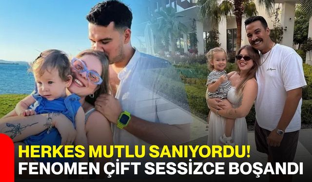 Herkes mutlu sanıyordu! Fenomen çift sessizce boşandı