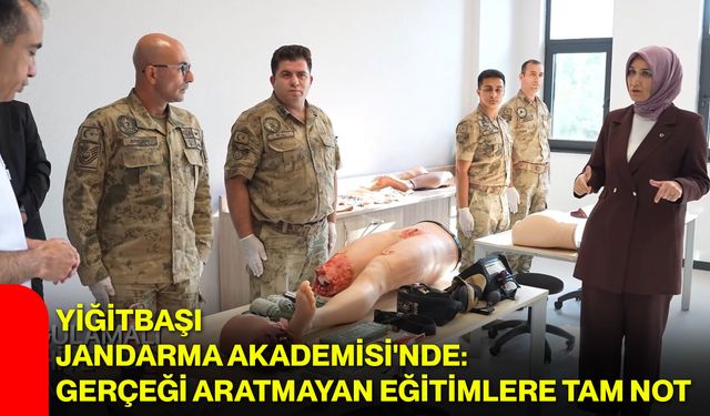 Yiğitbaşı Jandarma Akademisi'nde: Gerçeği aratmayan eğitimlere tam not